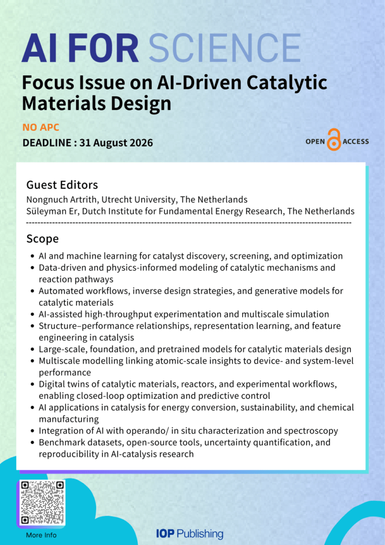 Focus Issue on AI-Driven Catalytic Materials Design