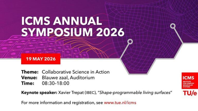 Presentation at TU/e ICMS Annual Symposium 2026