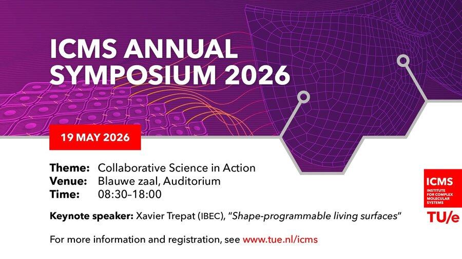 Presentation at TU/e ICMS Annual Symposium 2026